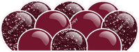 Sparkle - Burgundy Balloon Panels