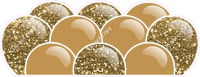 Sparkle - Gold Balloon Panels