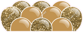 Sparkle - Gold Balloon Panels