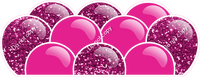 Sparkle - Hot Pink Balloon Panels