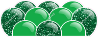 Sparkle - Green Balloon Panels
