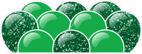 Sparkle - Green Balloon Panels