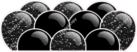 Sparkle - Black Balloon Panels