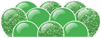Sparkle - Lime Green Balloon Panels