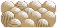 Flat - Tan Balloon Panels