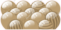 Flat - Tan Balloon Panels