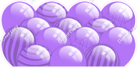 Flat - Lilac Balloon Panels