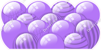 Flat - Lilac Balloon Panels