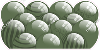 Flat - Sage Balloon Panels
