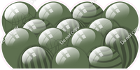 Flat - Sage Balloon Panels
