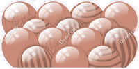 Flat - Rose Gold Balloon Panels