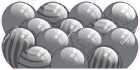 Flat - Silver Balloon Panels