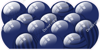 Flat - Navy Blue Balloon Panels