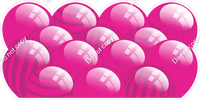 Flat - Hot Pink Balloon Panels