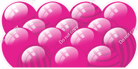 Flat - Hot Pink Balloon Panels