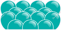 Flat - Teal Balloon Panels