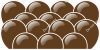 Flat - Chocolate Balloon Panels