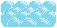 Flat - Baby Blue Balloon Panels