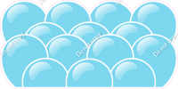 Flat - Baby Blue Balloon Panels