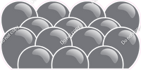 Flat - Silver Balloon Panels