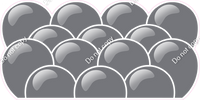 Flat - Silver Balloon Panels