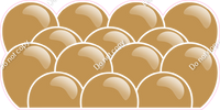 Flat - Gold Balloon Panels