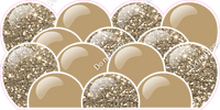 Sparkle - Tan Balloon Panels