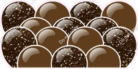 Sparkle - Chocolate Balloon Panels
