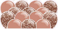 Sparkle - Rose Gold Balloon Panels