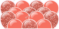 Sparkle - Coral Balloon Panels