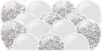 Sparkle - Light Silver Balloon Panels