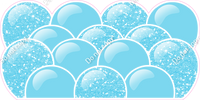 Sparkle - Baby Blue Balloon Panels