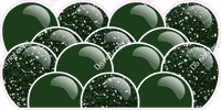 Sparkle - Hunter Green Balloon Panels