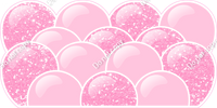 Sparkle - Baby Pink Balloon Panels