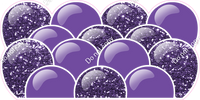 Sparkle - Purple Balloon Panels