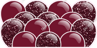 Sparkle - Burgundy Balloon Panels