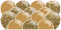 Sparkle - Gold Balloon Panels