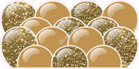 Sparkle - Gold Balloon Panels