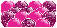 Sparkle - Hot Pink Balloon Panels