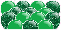 Sparkle - Green Balloon Panels