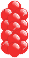 Red - Balloon Tower - Flat