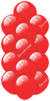 Red - Balloon Tower - Flat