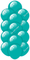 Teal - Balloon Tower - Flat