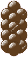 Chocolate - Balloon Tower - Flat