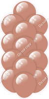 Rose Gold - Balloon Tower - Flat