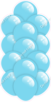 Baby Blue - Balloon Tower - Flat