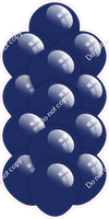 Navy Blue - Balloon Tower - Flat
