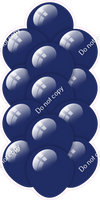 Navy Blue - Balloon Tower - Flat