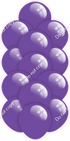 Purple - Balloon Tower - Flat