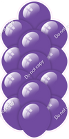 Purple - Balloon Tower - Flat